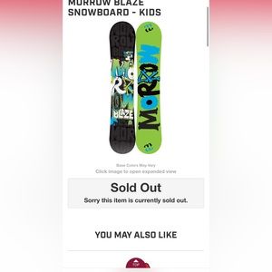 Morrow Blaze Snowboard 108 cm